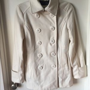 Cream Peacoat
